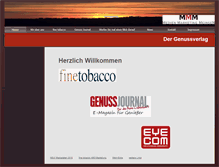 Tablet Screenshot of genussverlag.de